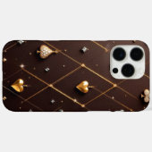 Elegante hart- en diamantbeschermer Case-Mate iPhone case (Achterkant (horizontaal))