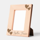Elegante harten met aangepaste tekst gegraveerde lijstjes (Links)