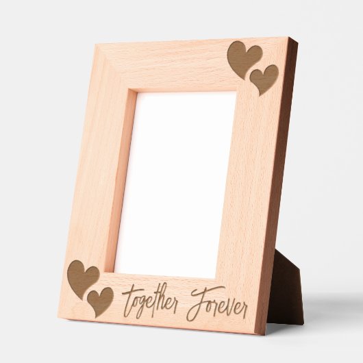 Elegante harten met aangepaste tekst gegraveerde lijstjes (Links)