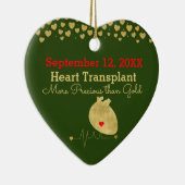 Elegante harttransplantatie  keramisch ornament (Rechts)