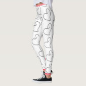 Elegante Hartvorm Design Leggings (Links)