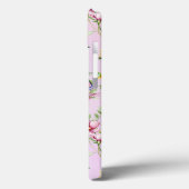 Elegante Hartvormige Bloemlijst Frame: voor Iedere Case-Mate iPhone Case (Achterkant / Links)