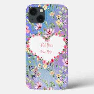 Elegante Hartvormige Bloemlijst Frame: voor Iedere Case-Mate iPhone Case