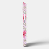 Elegante Hartvormige Bloemlijst Frame: voor Iedere Case-Mate iPhone Case (Achterkant / Links)