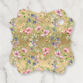 Elegante Hartvormige Bloemlijst: voor Iedere Geleg Bedankjes Labels (Achterkant)