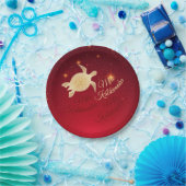 Elegante Hawaïaanse Kerstmis Papieren Bordje (Feest)