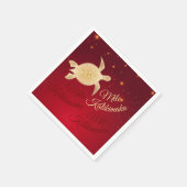 Elegante Hawaïaanse Kerstmis Servet (Hoek)