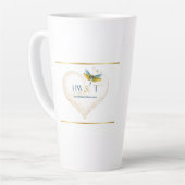 Elegante HealWell & Thrive Latte Mok (Linkerhoek)