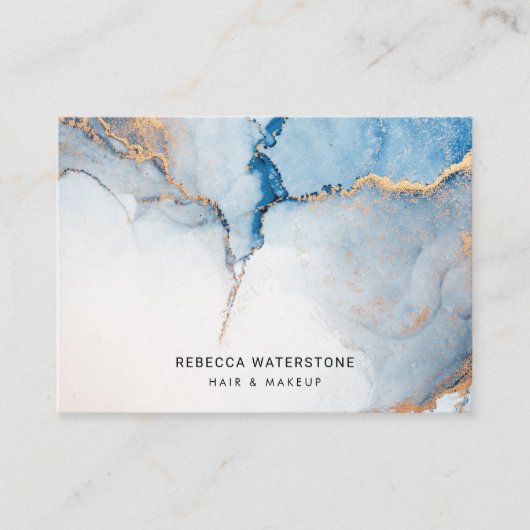 Elegante hedendaagse schoonheid op maat visitekaartje (Voorkant)