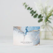 Elegante hedendaagse schoonheid op maat visitekaartje (Staand voorkant)