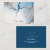 Elegante hedendaagse schoonheid op maat visitekaartje (Voorkant / Achterkant)