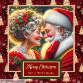 Elegante heer en mevrouw Claus Gouden Bomen Badhan Bad Handdoek