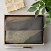 Elegante heks met kristallen bal en tarot - Gothic Tissuepapier (Geschenk)