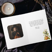  Elegante Heksenkat Foto Gothic Halloween Kaart