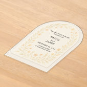 Elegante heldere acryl trouwuitnodiging  uitnodigingen (Laagn)