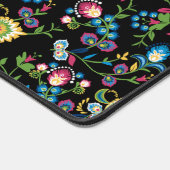 Elegante heldere kleurrijke bloemen bureau mat (Hoek)