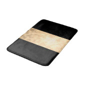 elegante heldere namaakgoud- en zwarte strepen badmat (Gekanteld)