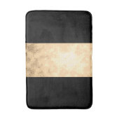 elegante heldere namaakgoud- en zwarte strepen badmat (Voorkant Verticaal)