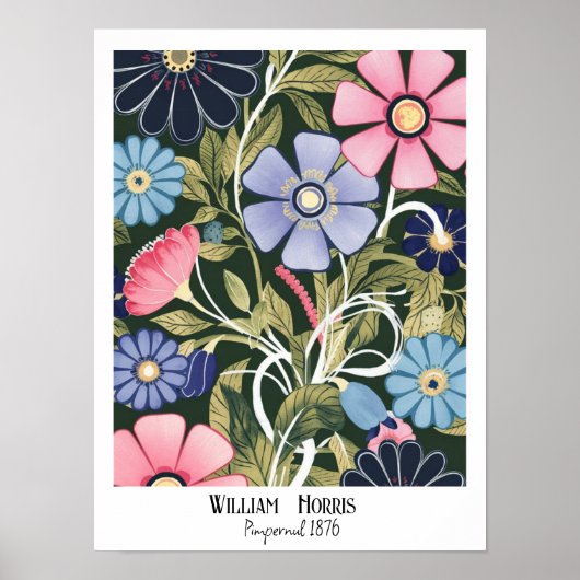 Elegante heldere pastelkleur lente bloemen #7 poster (Voorkant)