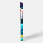 Elegante Heldere Regenboog Waterval Case-Mate iPhone Case (Achterkant / Links)