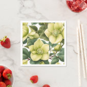 Elegante Hellebore Bloemen Servet (Insitu)