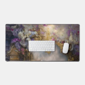 Elegante hemels gouden poort, gouden tekst bureaumat (Keyboard & Muis)