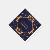 Elegante Hemelse Bruidsdouche Servet (Hoek)