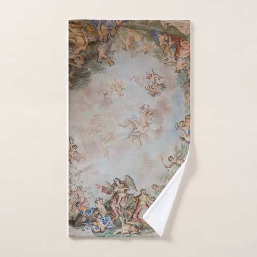 Elegante Hemelse Engelen en Cherubs Bad Handdoek (Handdoek)