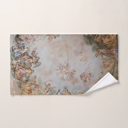 Elegante Hemelse Engelen en Cherubs Bad Handdoek (Handdoek)