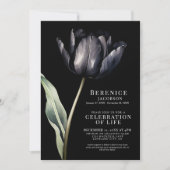 Elegante herdenking viering van het leven begrafen kaart (Voorkant)