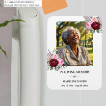 Elegante herdenkingsfoto bloemen