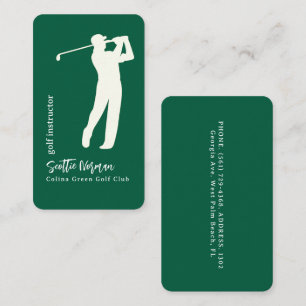 Elegante Heren Golfclub Groen Visitekaartje