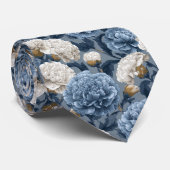 Elegante Herenaccessoires Anjer Bloemig Stropdas (Opgerold)