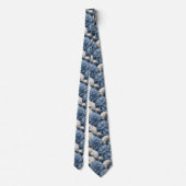 Elegante Herenaccessoires Anjer Bloemig Stropdas (Achterkant)
