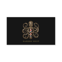 Elegante herenkapper winkel bronzen octopus kapers
