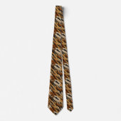 Elegante herenmode verbindt exotische print stropdas (Voorkant)