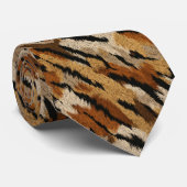 Elegante herenmode verbindt exotische print stropdas (Opgerold)