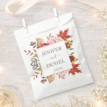 Elegante herfst bladeren herfst bruiloft