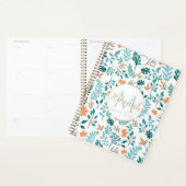 Elegante Herfst bladeren herfstgroen Planner (Display)