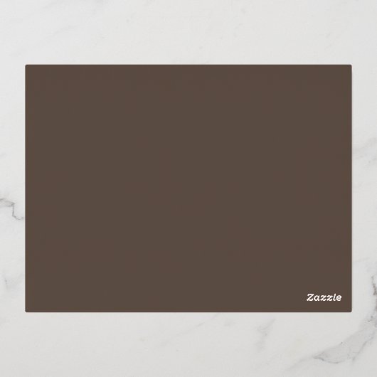 Elegante herfst bladeren Thanksgiving diner goud Folie Uitnodiging Briefkaart (Achterkant)