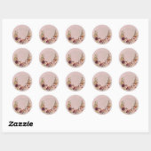 Elegante Herfst Bloemboog Sticker (Vel)