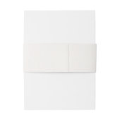 Elegante Herfst Bloemen Blauw Ivoor Waterverf Brui Uitnodigingen Wikkel (Achterkant Voorbeeld)