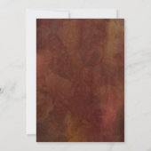 Elegante Herfst Bloemen Herfst Baby shower Kaart (Achterkant)