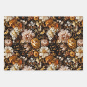 Elegante Herfst Bloemen Herfst Botanicals Inpakpapier Vel (Voorkant 3)