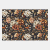Elegante Herfst Bloemen Herfst Botanicals Inpakpapier Vel (Voorkant)