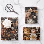 Elegante Herfst Bloemen Herfst Botanicals Inpakpapier Vel<br><div class="desc">Elegante Herfst Bloemen Herfst Botanicals Verpakking Papieren Bladen</div>