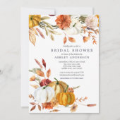 Elegante Herfst Bloemen Herfst Vrijgezellenfeest I Kaart (Voorkant)