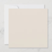 Elegante Herfst Bloemenbruiloft Save the Date (Achterkant)