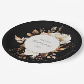 Elegante Herfst bloemenkrans Papieren Bordje (Gekanteld)