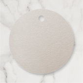 Elegante herfst bloemige bruidsbruiloft favoriet k bedankjes labels (Achterkant)